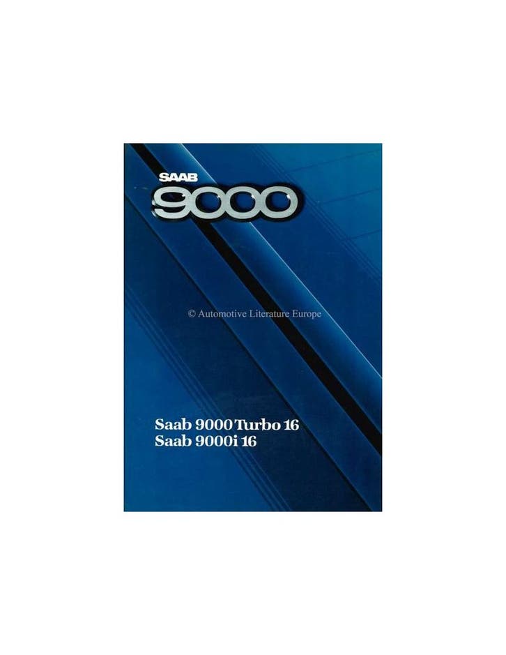 1987 SAAB 9000 BROCHURE FRANS, Livres, Autos | Brochures & Magazines