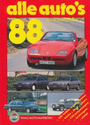 1988 Alle auto s 9789060138342 Dubbelman, Verzenden, Dubbelman