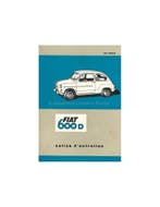 1965 FIAT 600 D INSTRUCTIEBOEKJE FRANS, Ophalen of Verzenden