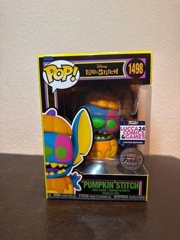 Funko - Funko Pop 3 Funko : Stitch Pumpkin 1498 Limited