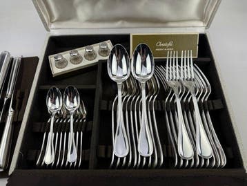 Christofle - Tafelservies voor 12 (52) - Albi - Verzilverd
