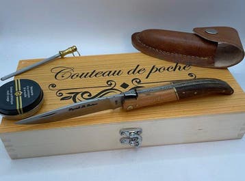 Laguiole - Le Rustique - Couteau de table - Couteau pliant