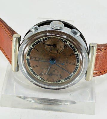 Schweiz - Stahl/Chrome Chronograph - Kaliber Landeron 39 -, Nieuw