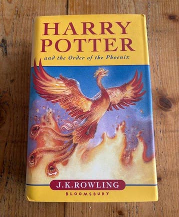 J.K. Rowling - 2 x Harry Potter first editions- Order of the