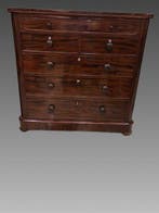 Commode - Bois - Hauteur : 119 cm, Antiquités & Art