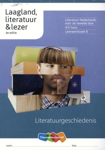 Laagland LRN-line online + boek B Literatuurgeschiedenis 5, Verzenden, Zo goed als nieuw