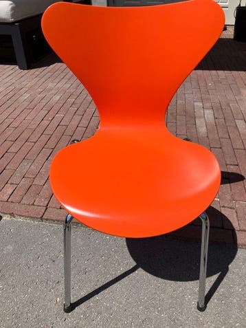 Fritz Hansen - Arne Jacobsen - Stoel - Model 3107 - Hout -