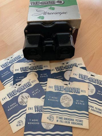 Sawyers View-Master Stereoscoop uit 1955 Visionneuse stéréo