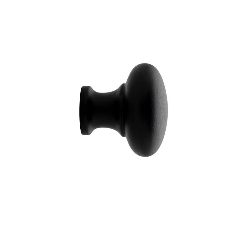 Meubelknop 25 mm in mat zwart - voor kast of lade - De Ou..., Doe-het-zelf en Bouw, Hang- en Sluitwerk, Overige typen, Nieuw, Koper of Messing