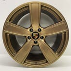 Porsche Cayenne (E3) 22 inch SportClassic Goud met banden, Ophalen, Gebruikt, Banden en Velgen, Overige maten