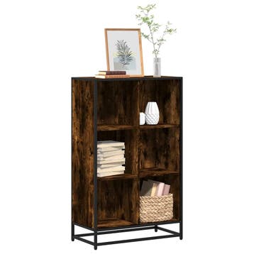 vidaXL Boekenkast 65,5x33x107,5 cm bewerkt hout gerookt, Verzenden, Nieuw