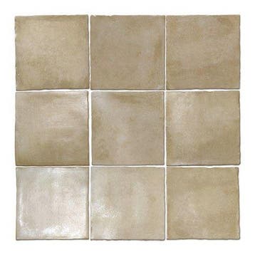 Wandtegel Agostino Brume Handvorm Beige Mat 13x13, Ophalen of Verzenden, Wandtegels
