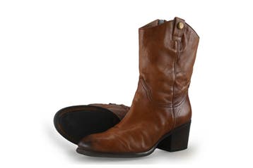 Nelson Cowboy laarzen in maat 40 Cognac, Verzenden