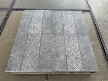 Veiling - 31,68 M2 Gecoate Tegel Decor 60x60x3 Cm, Tuin en Terras, Nieuw