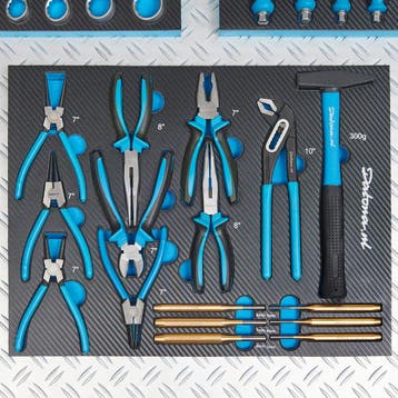 Datona Gereedschapsset voor 4 lades - 153-delige set in, Doe-het-zelf en Bouw, Gereedschap | Handgereedschap, Ophalen of Verzenden