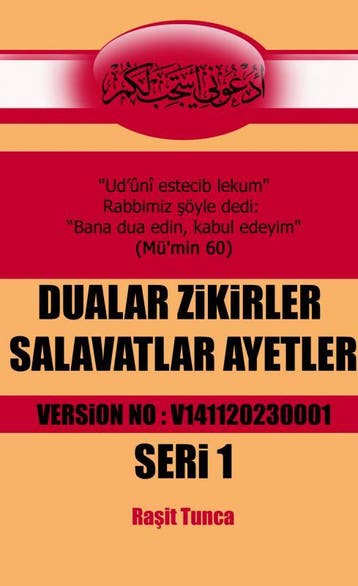 Dualar Zikirler Salavatlar Ayetler | Rait Tunca | Nieuw, Verzenden, Nieuw, Rait Tunca