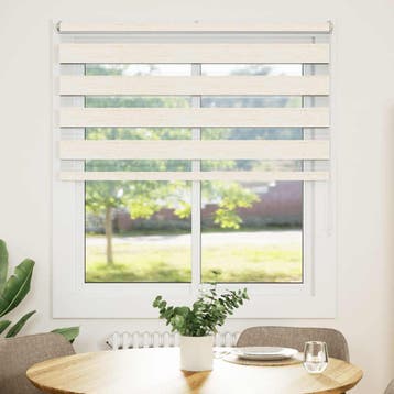 vidaXL Zebra rolgordijn 120x100 cm stofbreedte 115,9 cm, Verzenden, Nieuw