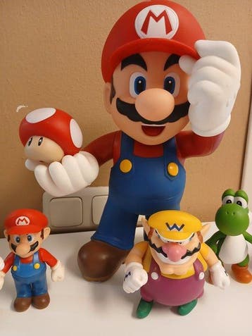 Super Mario Bros Figures x 6 Merchandise figuur - Plastic -, Nieuw