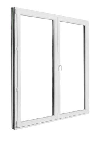 PVC Ramen, h130 x b150 Draai-Draaikip Verhuisraam/Stolp raam, 75 tot 150 cm, Kunststof, Raamkozijn, Nieuw