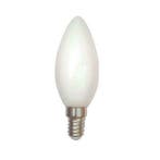 LED Filament kaarslamp 1,6W Milky E14 Extra warm wit, Verzenden, Nieuw, E14 (klein)