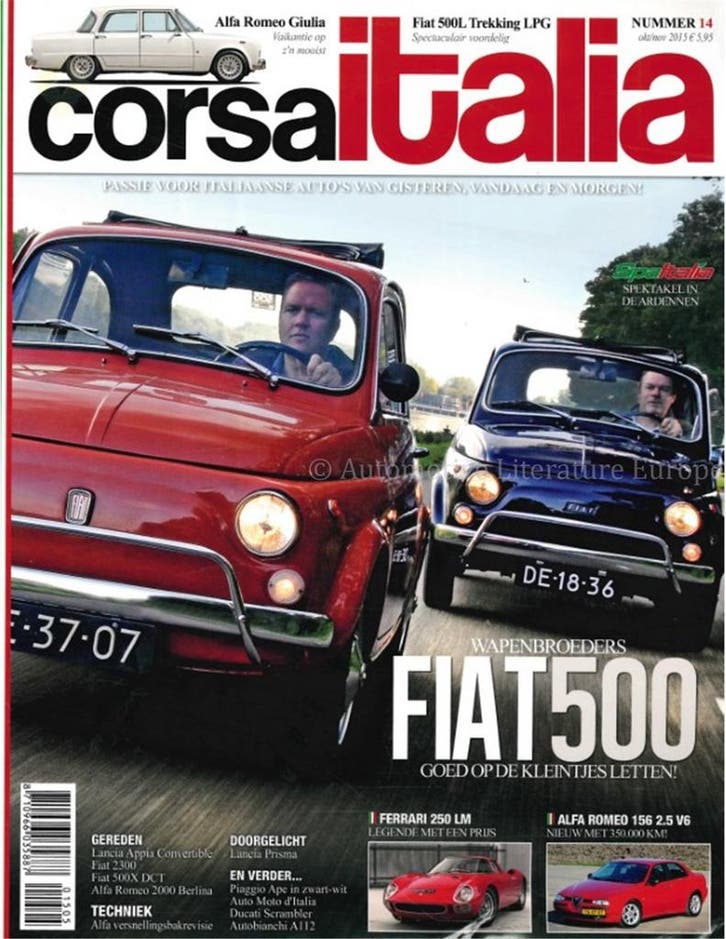 2015 CORSA ITALIA MAGAZINE 14 NEDERLANDS, Livres, Autos | Brochures & Magazines