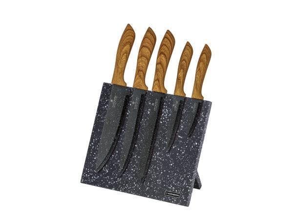 Veiling - Messenset met Magnetisch Blok - 6 delig, Maison & Meubles, Cuisine | Ustensiles de cuisine