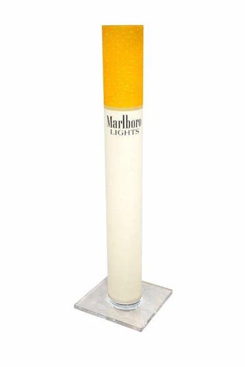 Lamp Marlboro handgemaakt (Gemaakt in Italië) - Reclamebord