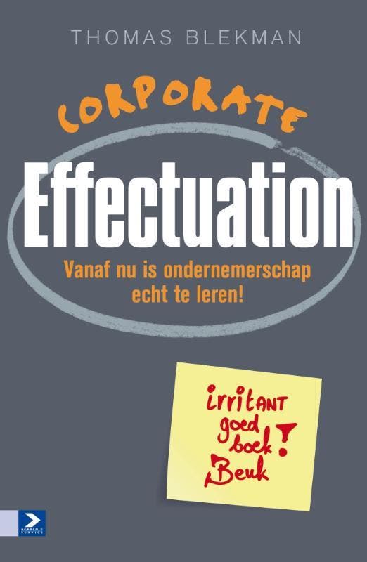 Corporate effectuation 9789052618357 Thomas Blekman, Boeken, Economie, Management en Marketing, Gelezen, Verzenden