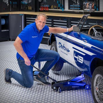 Datona Garagekrik 3 ton + assteunen 3 ton - Datona - Zwart, Auto diversen, Krikken, Ophalen of Verzenden, Nieuw