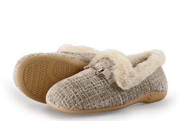 River Woods Pantoffels in maat 39 Beige, Verzenden, River Woods, Beige, Zo goed als nieuw