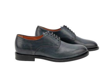 SANTONI - 5.5 UK - 39.5 IT - (NOT 39 IT) Derby Shoes Blue