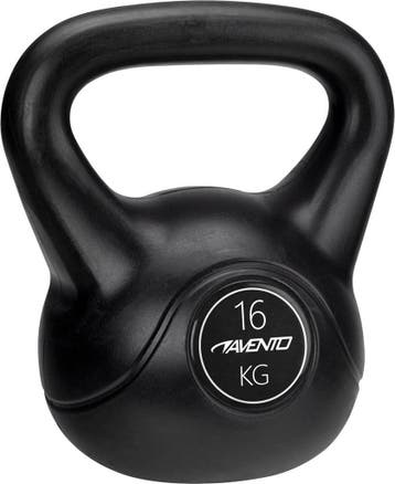 Avento Kettlebell - 16 kg - Zwart, Verzenden, Zo goed als nieuw, Avento