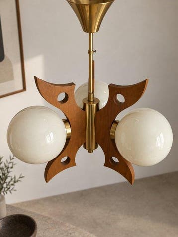 Szarvas - Plafondlamp - Opaline glas - design hanglamp o