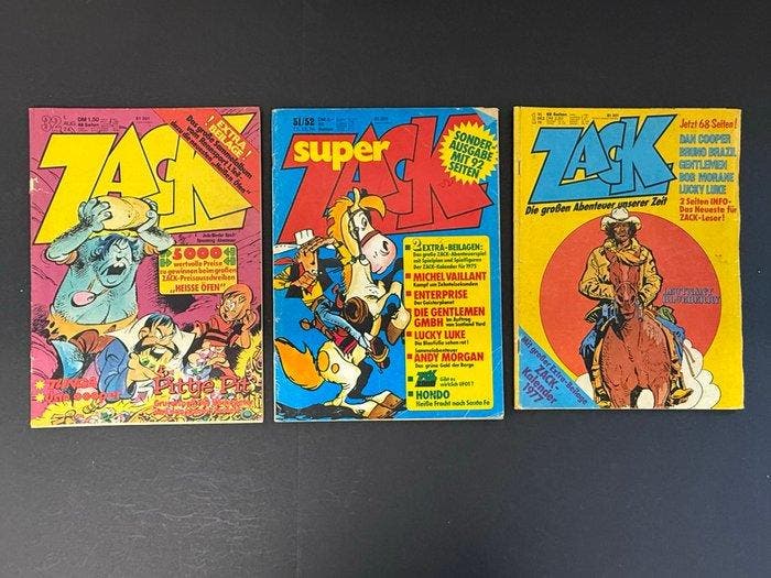 Zack Magazin - German edition - 54 Comic - 1974/1978, Boeken, Stripverhalen