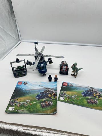 Lego Set - 75928 - Jurassic World - Blues Helicopter Pursuit