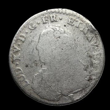 Frankrijk. Louis XV (1715-1774). 1/10 Écu 1730, Rennes