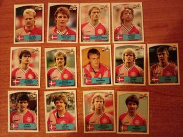Panini Euro 88 - Danmark - Including Berny & Emblem - 26, Verzamelen, Nieuw