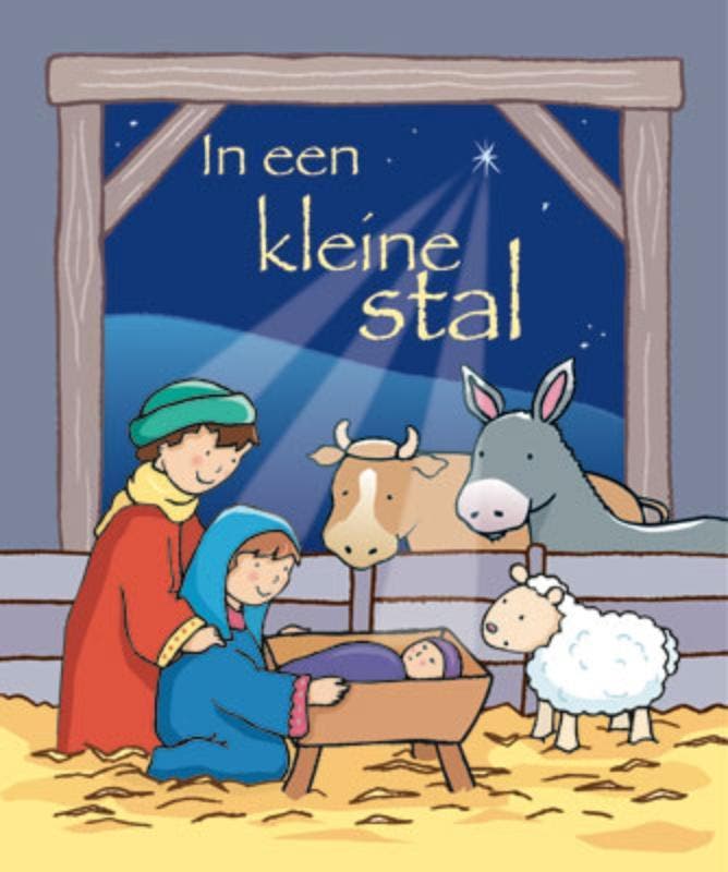 IN EEN KLEINE STAL  sjablonenboek 9789033883828, Boeken, Kinderboeken | Jeugd | 10 tot 12 jaar, Gelezen, Verzenden