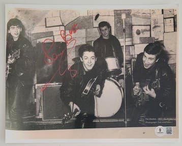 The Beatles - Pete Best - Photo Signed by Pete Best -, Cd's en Dvd's, Nieuw in verpakking