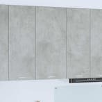 vidaXL Hangkast Beton Grijs en Wit 50 x 31 x 100 cm Bewerkt, Huis en Inrichting, Verzenden, Nieuw