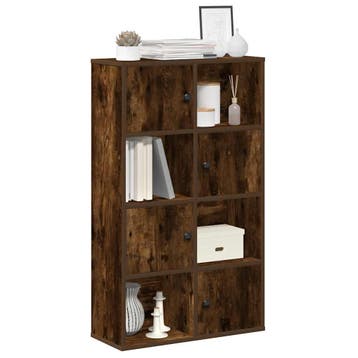 vidaXL Boekenkast 60x24x101,5 cm bewerkt hout gerookt, Verzenden, Nieuw