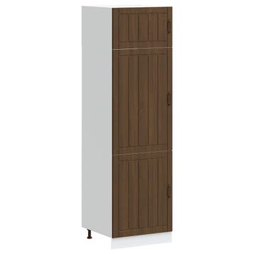 vidaXL Keukenkast Lucca bewerkt hout bruin eikenkleur, Verzenden
