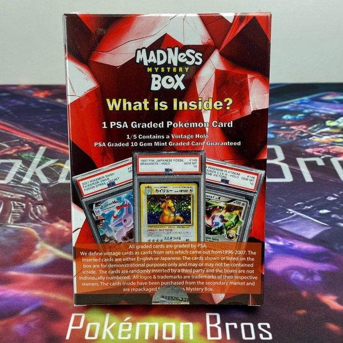 Pokémon Mystery box - Madness Mystery Box PSA 10 - Graded, Hobby & Loisirs créatifs, Jeux de cartes à collectionner | Pokémon