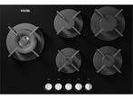ETNA KGG870ZTA - Gaskookplaat - 5 branders - 75 cm - Zwart, Verzenden