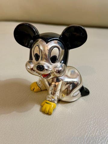 Beeldje - “Large” Mickey Mouse-Topolino - 925 zilver