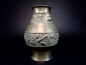 Vaas - Brons - Japan - Meiji periode (1868-1912) (Zonder