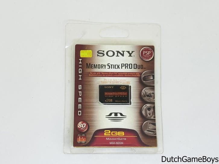 Sony PSP - Memory Stick - Pro Duo 2GB - New On Blister, Consoles de jeu & Jeux vidéo, Consoles de jeu | Sony PSP, Envoi