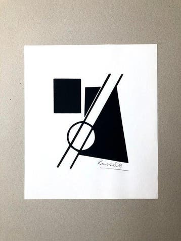 Lajos Kassak (1887-1967) - Concrete Composition