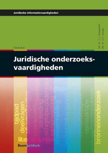 Juridische onderzoeksvaardigheden / Juridische, Verzenden, Zo goed als nieuw, S.C. Huisjes