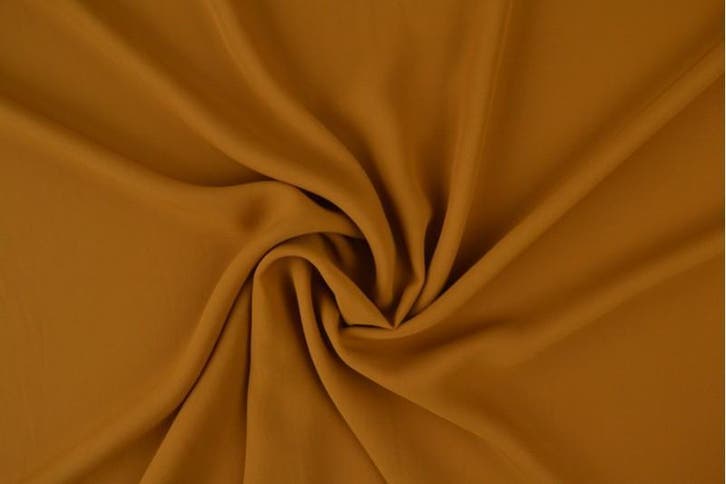 15 meter chiffon stof - donker okergeel, Hobby & Loisirs créatifs, Tissus & Chiffons, Envoi
